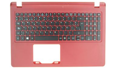 Acer Aspire ES1-523 Palmrest Tastatur Keyboard ROT QWERTY Spain