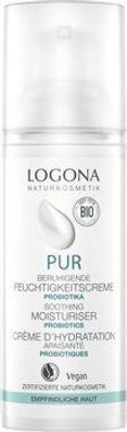 Logona 6x PUR Beruhigende Feuchtigkeits-Creme Probiotika 50ml