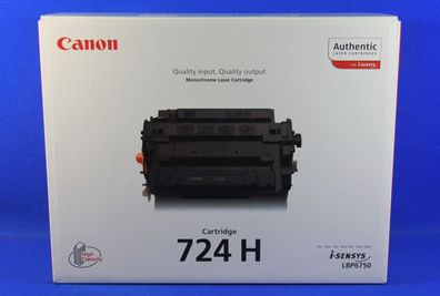 Canon 724H Cartridge Toner Black 3482B002 -A