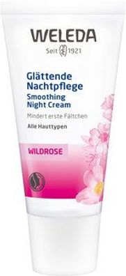 Weleda 3x WELEDA Wildrose Glättende Nachtpflege 30ml