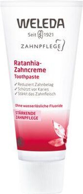 Weleda 3x WELEDA Ratanhia-Zahncreme 75ml