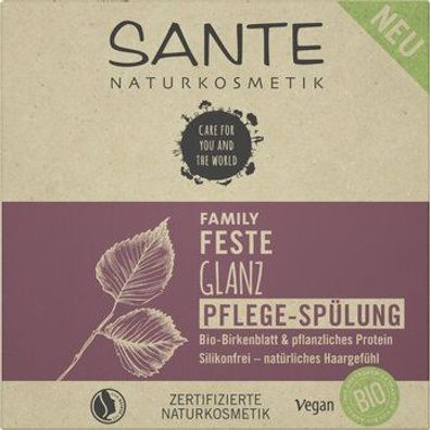 Sante SANTE FAMILY Feste Glanz Pflege-Spülung Bio-Birkenblatt & pflanzliches ...