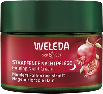 Weleda 6x WELEDA Straffende Nachtpflege Granatapfel & Maca-Peptide 40ml