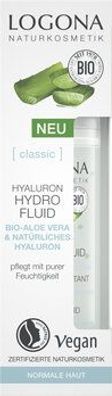 Logona 3x Classic Hyaluron Hydro Fluid Bio-Aloe Vera & Hyaluronsäure 30ml