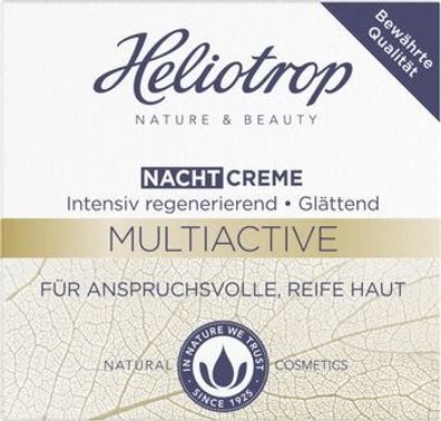 Heliotrop 3x Multiactive Nachtcreme- Regenerative Pflege für anspruchsvolle und