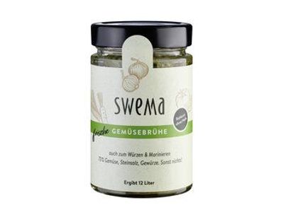 SweMa 3x Frische Bio-Gemüsebrühe klassisch, 320g Glas, für 12 Liter 320g