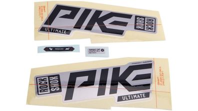 Rockshox Dekorsatz Passend für Decal Kit Pike Ultimate für silberne Tauchrohre