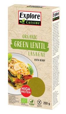 Explore Cuisine 6x Lasagne aus grünen Linsen 250g