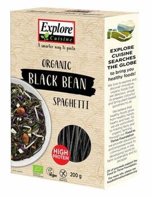 Explore Cuisine Spaghetti aus schwarzen Bohnen 200g