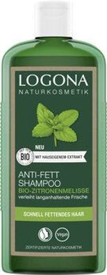 Logona 3x Anti-Fett Shampoo Bio-Zitronenmelisse 250ml