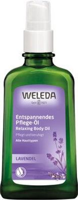 Weleda 3x WELEDA Lavendel Entspannendes Pflege-Öl 100ml