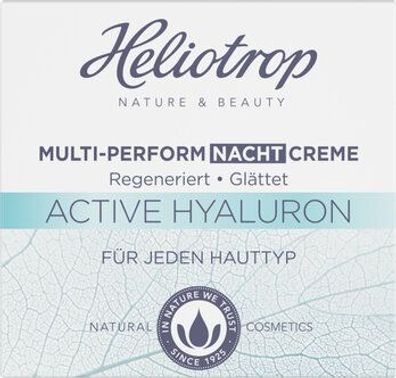 Heliotrop 3x ACTIVE Hyaluron Multi-Perform Nachtcreme 50ml