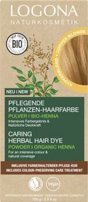 Logona Pflegende Pflanzen-Haarfarbe Pulver Kupferblond 100g