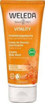 Weleda 3x WELEDA Vitality Vitalisierungsdusche Sanddorn 200ml