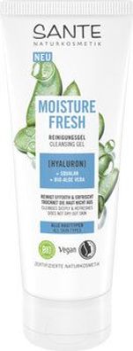 Sante 6x Moisture Fresh Reinigungsgel mit Hyaluron, Squalan & Bio-Aloe Vera 100ml