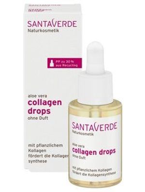 Santaverde 3x collagen drops ohne Duft 30ml