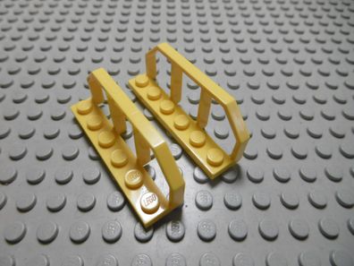 Lego 2 Eisenbahn Geländer 1x6 gelb 6583 Set 4552 7344 8459 7905