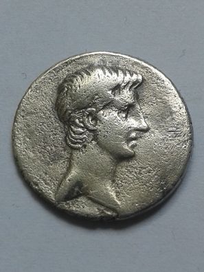 Original Silber Denar Rom Kaiser Augustus 27 v.-14n. Chr. ca. 3,71g Silber