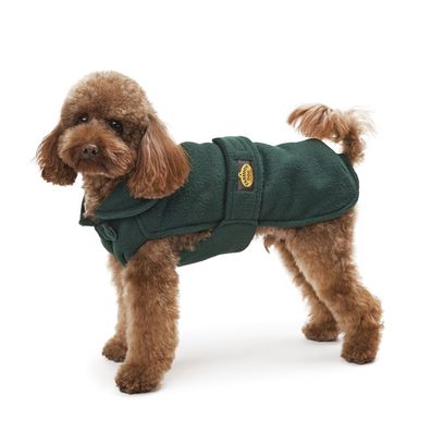 Fashion Dog Fleece-Hundemantel - Grün - 36 cm