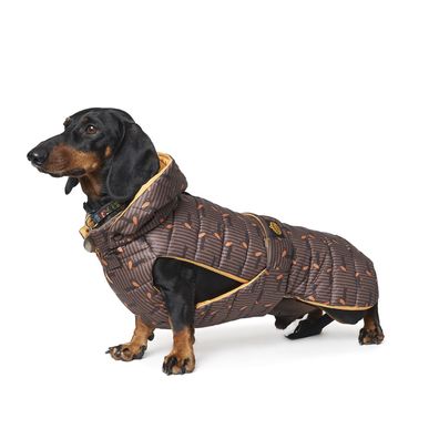 Fashion Dog wasserfester Hunde-Steppmantel speziell für Dackel - 33 cm