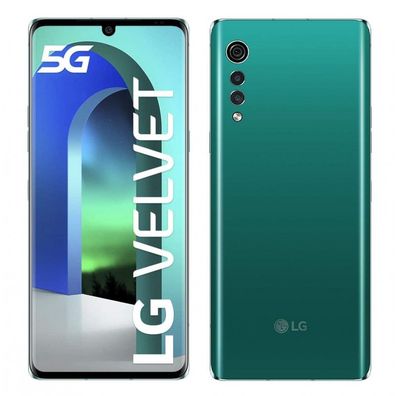 LG Velvet 5G Aurora Green 128GB LM-G900EM Android Smartphone Sehr Gut in White Box