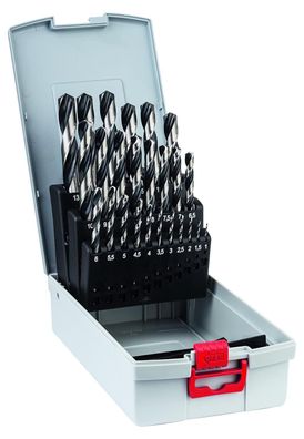 Bosch Accessories 25tlg. HSS Spiralbohrer PointTeQ Set (für Metall, ProBox)