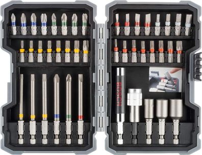 Bosch Accessories 43 tlg. Schrauberbits & Steckschlüssel Set (Zubehör, Werkzeug)