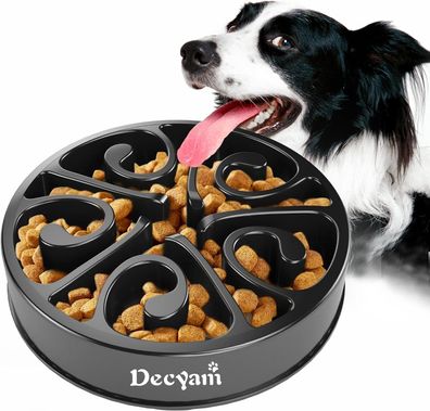 Decyam Anti Schling Napf Hund Hundenapf Langsame Fütterung Langsam Fressen