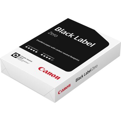 Canon Kopierpapier Black Label Zero 97005214 A5 80g ws 500 Bl./ Pack.