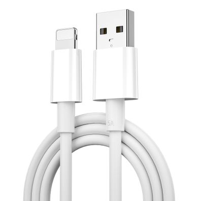 Ladekabel WIWU Kabel C006 USB - kompatibel mit iPhone 1,2 m 2,4A weiß