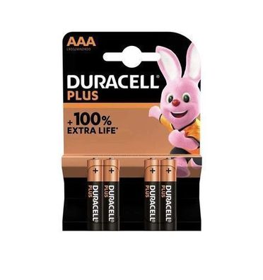 Duracell AAA Batterien, 4er Pack, 1,5 V