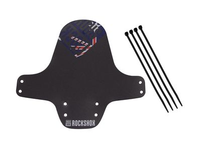 Rockshox Steckradschutz "Fender" Kunstst schwarz / Flagge Australien