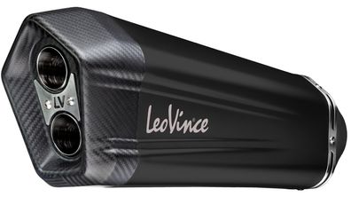 Leovince Schalldämpfer "SBK LV-12 Black 15303B, Slip-On, Endkappe Carbon, Gewicht...