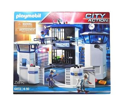 Playmobil City Action 6872 Polizei-Kommandozentrale mit Gefängnis * A