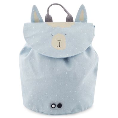 Mini Kinderrucksack mit Kordelzug - Mr Alpaca - Blau | SKU: 5400858862051