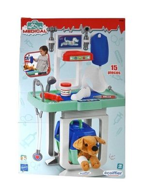 Ecoiffier - Spielset Tierklinik - 10-teiliges Tierarzt Spielzeug für Kinder * A