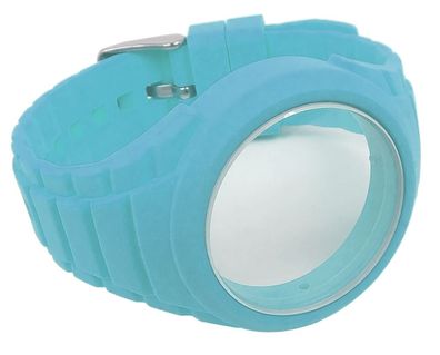 Calypso | Uhrenarmband inkl. Gehäuse Silikon blau weich | K5742/3