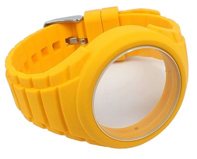 Calypso | Uhrenarmband inkl. Gehäuse Silikon gelb weich | K5742/6