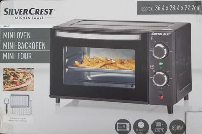 Silvercrest® Kitchen TOOLS Mini Backofen »SGB 800 A1«, 800 W