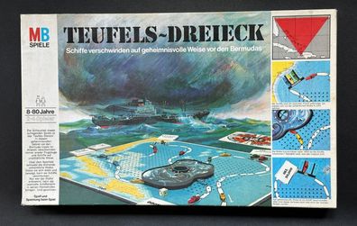 Teufels Dreieck Teufelsdreieck Brettspiel MB Gesellschaftsspiel 1977 Vollständig