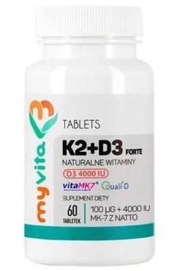 MyVita Vitamin K2 + D3 Forte - Starke Knochen