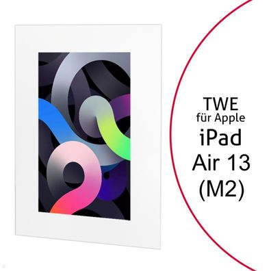 TabLines TWE115W Tablet Wandeinbau fér Apple iPad Air 13.0 (M2), weiß