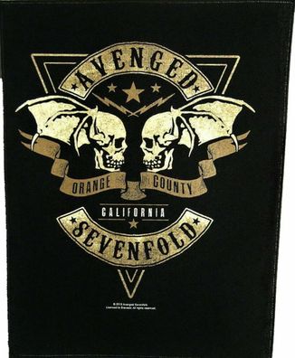 Avenged Sevenfold Orange County Rückenaufnäher -Backpatch Neu & Official!