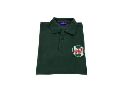 Castrol Poloshirt "Classic" Mit kleinem Gr. L, grün