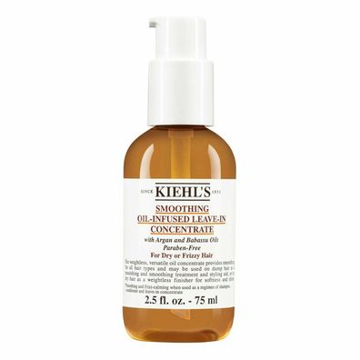 Kiehl's Smoothing Leave-In Oil-Infused Hair Concentrate 75ml - Dry or Frizzy Hair