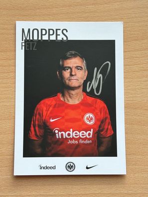Moppes Petz Eintracht Frankfurt Autogrammkarte original signiert #S8799