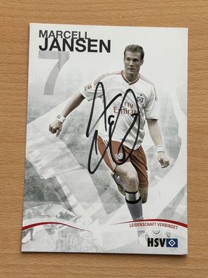 Marcell Jansen HSV Hamburger SV Autogrammkarte original signiert #S8841