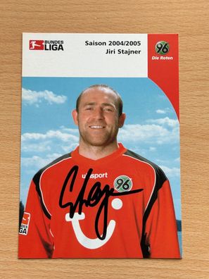 Jiri Stajner Hannover 96 Autogrammkarte original signiert #S8842