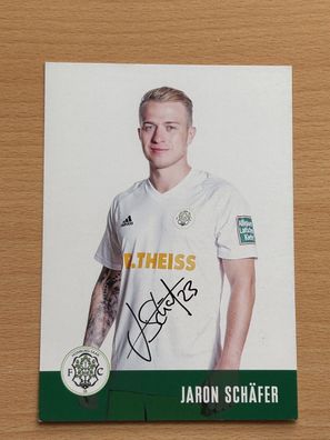 Jaron Schäfer FC 08 Homburg Autogrammkarte original signiert #S8853
