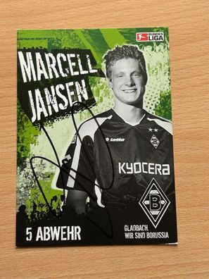 Marcell Jansen Borussia Mönchengladbach Autogrammkarte original signiert #S8833